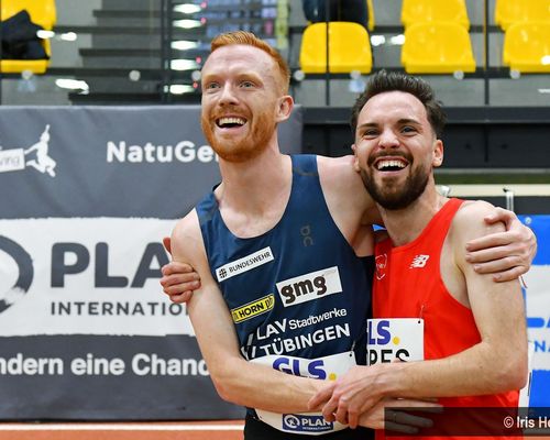 Frederik Ruppert (LAV Stadtwerke Tübingen) will wie bei der DM Halle in Dortmund im Februar erneut jubeln.