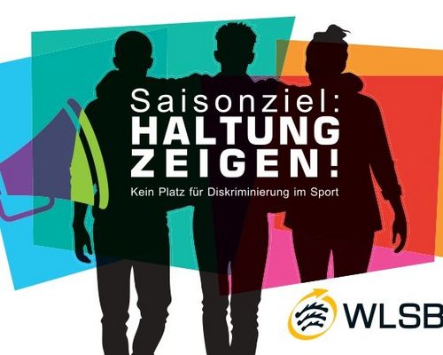 Jetzt bewerben – Aktion: „Saisonziel – Haltung zeigen! Kein Platz für Diskriminierung im Sport“