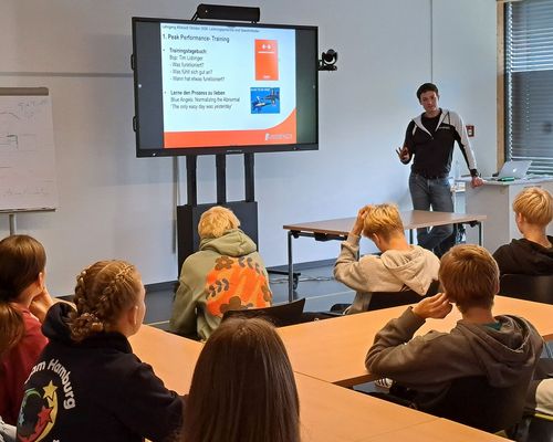 Dr. Stephan Munz mit dem Vortrag zur "Peak Performance"